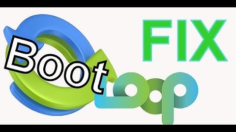 Fix Boot Loop After Editing build.prop File