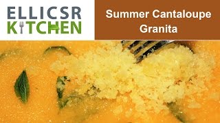 Summer Cantaloupe Granita