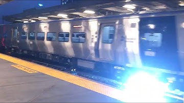 Sparks Fly From LIRR Third Rail in Jamaica Station