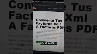 Convertidor de facturas en XML a facturas en PDF, para libre uso completamente gratuito.