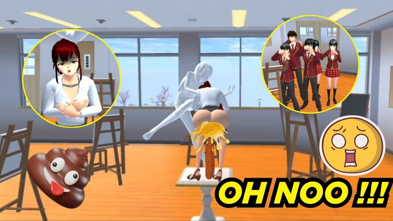 IBU GURU RINA KEBELET EEK DI RUANG SENI (ART ROOM) SEKOLAH 😱😱 | SAKURA SCHOOL SIMULATOR