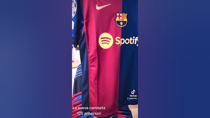 La nueva camiseta del FC Barcelona  2024/25 #fcbarcelona #futbol #barça #gavi
