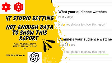 Youtube search 🔍 Terms | not enough traffic 🚦Data to show this report 😔