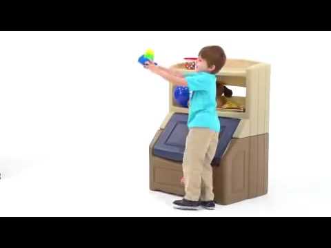 Книжный шкаф-ящик для игрушек Step2