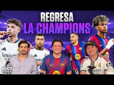 PADILLA PODCAST #657 — CHAMPIONS LEAGUE RETURNS WITH WINS FOR BARCELONA AND REAL MADRID