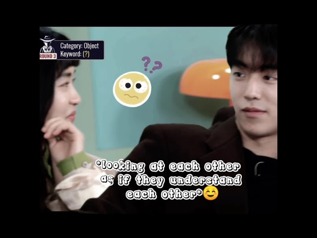 Nam Joohyuk being obviously happy and excited on telling how he met Kim Taeri ☺️ #namri #2521 class=