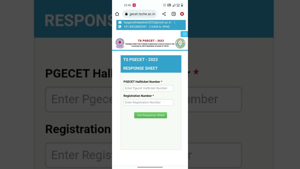 TS PGECET Answer Key 2023 Preliminary Key&Response Sheet Released