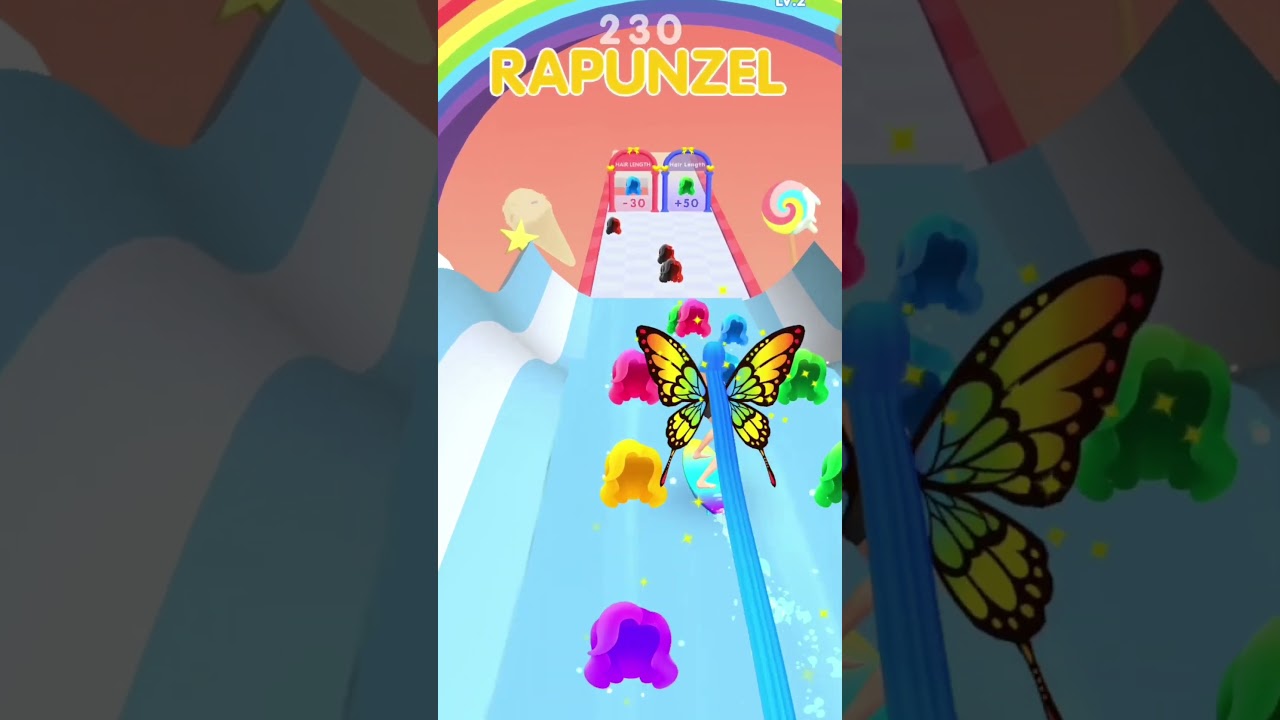 Dancing Hair Music Race 3d Game 