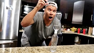 IMPOSSIBLE WATER BOTTLE FLIP TRICK SHOTS!!