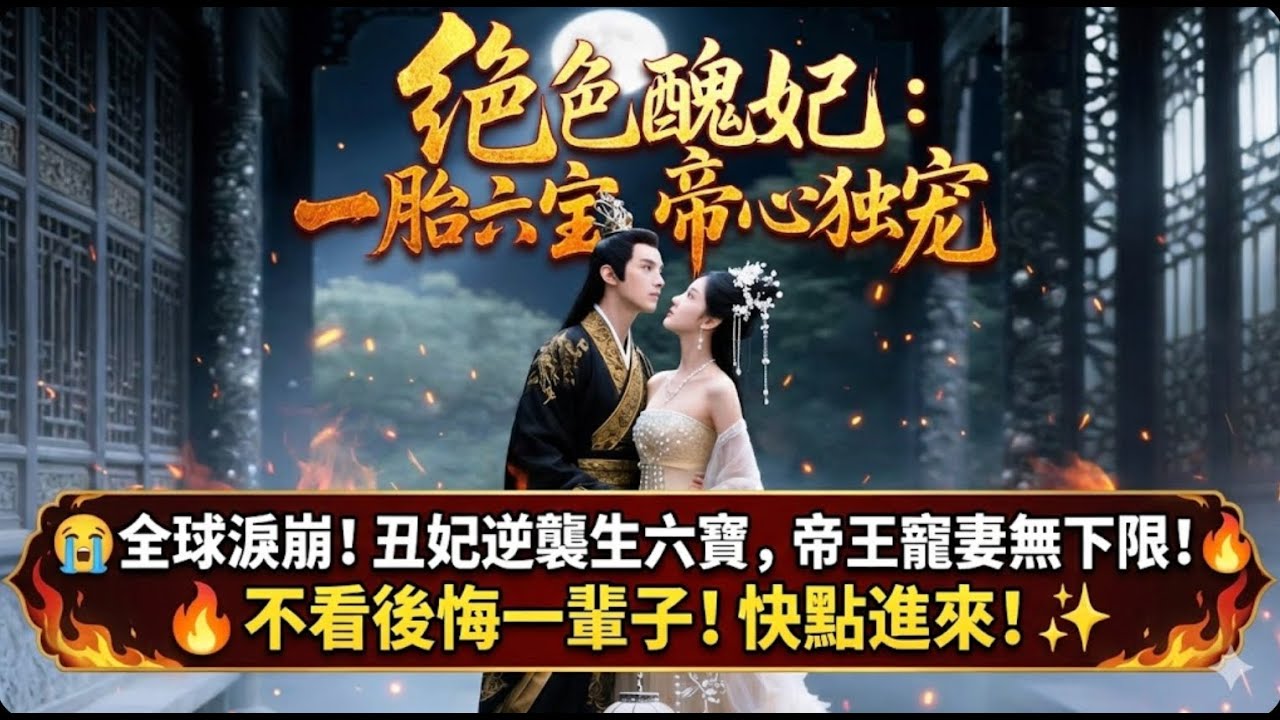 【全集免費】醜妃大婚當日竟產下六胞胎？！👶👶👶 皇上掀開蓋頭當場看呆：「誰說朕的愛妃是醜八怪？」爽翻天！(無刪減版)《絕色醜妃：一胎六寶，帝心獨寵》