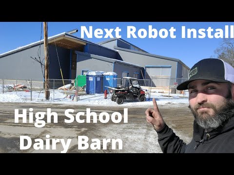 First Time Ever A High School Gets A Milking Robot- Bristol County Agricultural High School