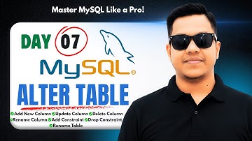 L7: ALTER TABLE in MySQL | ADD / DROP / MODIFY / RENAME Columns in SQL | Class 12 Sem 4 COMA & COMS