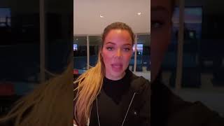 Khloe Kardashian Unintentional Instagram Stories ASMR | @khloekardashian soft voice whispering ASMR screenshot 3