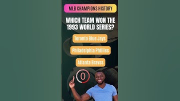 Which team won the 1993 World Series?