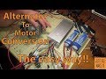 Alternator to motor conversion with Ebike controller.  THE EASY WAY