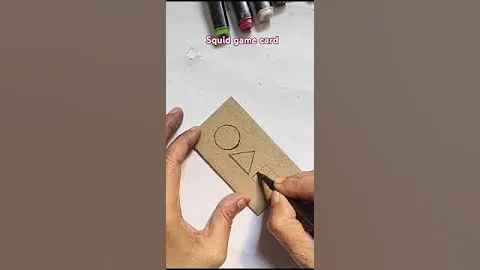 DIY Squid Game Invitation Card, squid game craft...