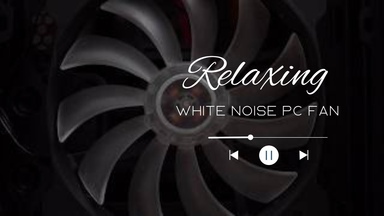 ASMR White Noise PC Fan | Sleep, Study, Focus, Relax & Insomnia Relief