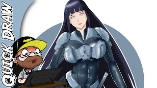 Sketch Theme - Sci Fi 01   Hinata - Staruto GEA