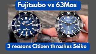 Watch Citizen thrash Seiko - Fujitsubo vs 63Mas Video
