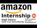 Amazon Internship Drive 2021 | HIRING Interns in INDIA