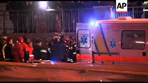 Two survivors rescued from grounded cruise ship