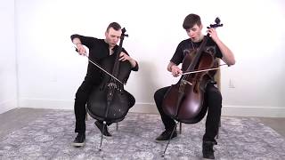 Emil and Dariel Play Glasser Carbon Fiber Cellos - Apocalyptica "GRACE" (Fiddlershop Studio)