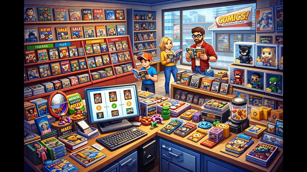 Comic Book Store Simulator | We Opened a Comic Book Store! - # ...