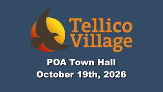 POA Town Hall 10.19.26
