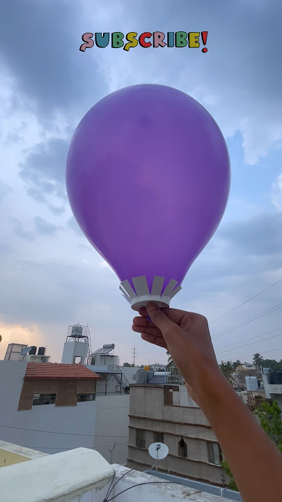 DIY Hot Air Balloon 🪂✨ Make A Parachute With Balloon | Art beats