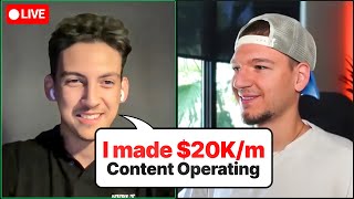 How I Took a Complete Beginner to $20K/m Content Operating
