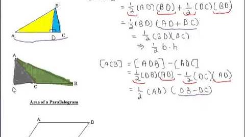 11.2 Areas of Parallelograms and Triangles