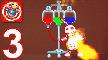 Kick the Buddy - Gameplay Walkthrough Part 3 - All Liquids and Sports Weapons (iOS)