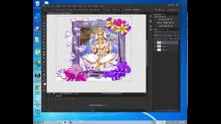 How to create a frame photo in adobe Photoshop. screenshot 5