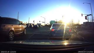 Driver stops on green light and road rages - GTA Drivers