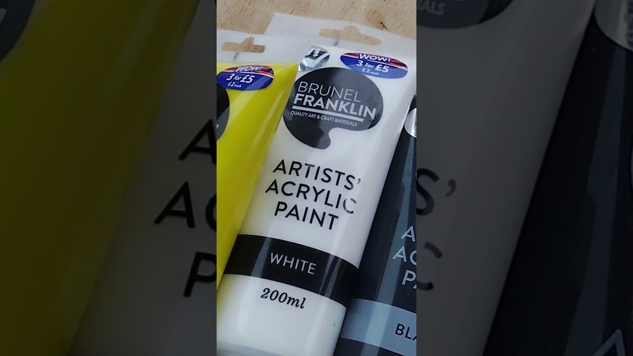 B M Bargains Acrylic Paint .more like watery poster paint than acrylic paint bandmbargains