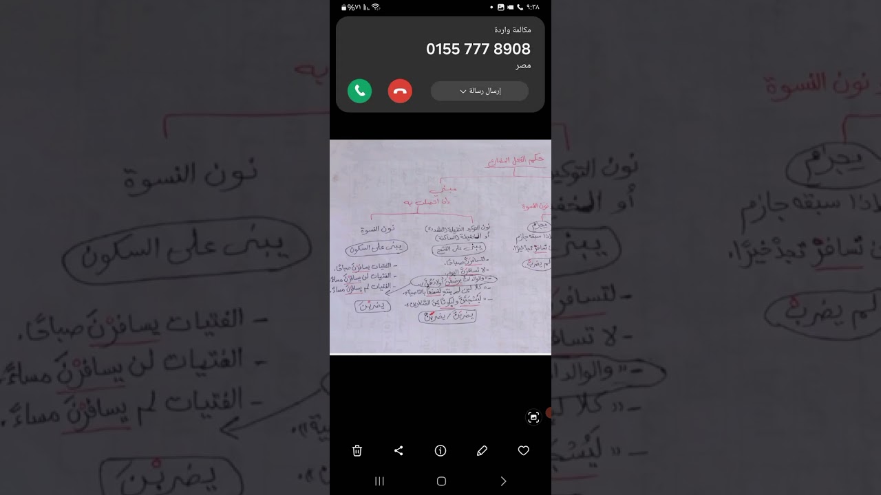 حكم الفعل المضارع/ أولى إعدادي أزهر/ الفصل الثاني