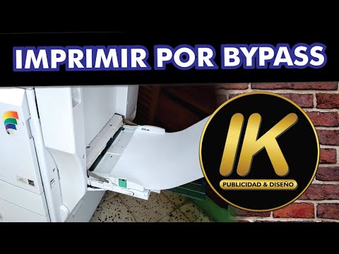 ???? ¿Cómo IMPRIMIR en RICOH MP C 3300 ? ????️ Bandeja Bypass Barranquilla - Col.