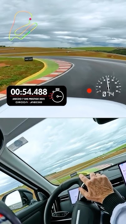 ONBOARD: JAECOO 7 NA VOLTA RÁPIDA DO RACEVILLE #Shorts