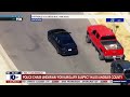 POLICE CHASE: Suspect stops for gas during pursuit
