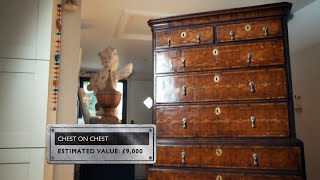 18th Century English George I Oak Chest on Chest - Salvage Hunters 1709