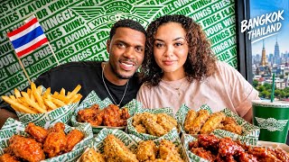We Tried Thailand’s First Wingstop Ever!! (mukbang)