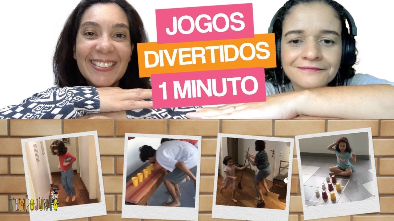 TOP 10 Jogos divertidos DE UM MINUTO para brincar com seu filho NO