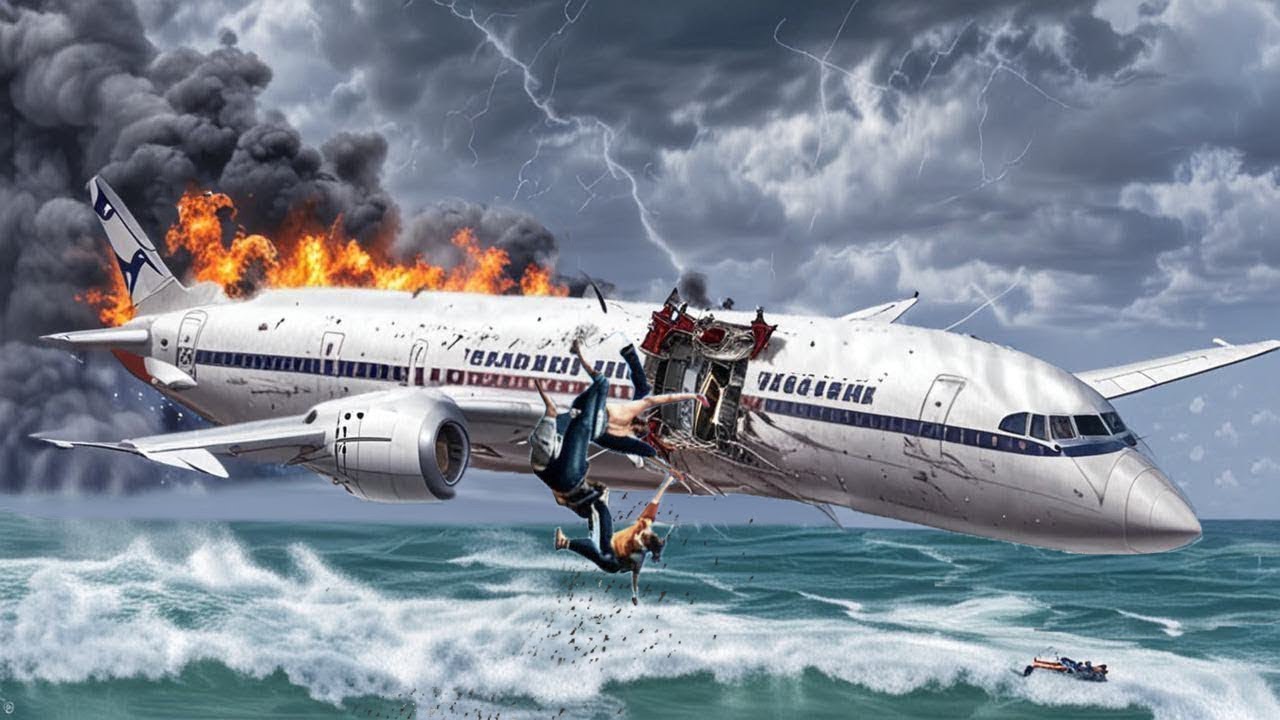 Qatar Airbus A350 Airplane Collide & Crash After Mid Air Explosion - GTA 5