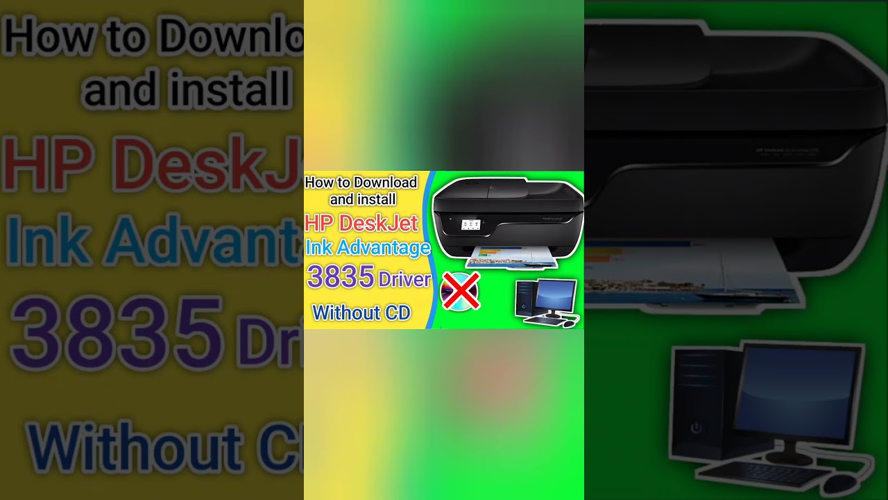 HP DeskJet Ink Advantage 3835 usb driver download and Setup.