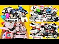 救急車とパトカーをチェックして坂道を緊急走行するよ！Check out ambulance and police car! run on the slope.