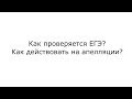 Как проверяется ЕГЭ по математике? Как получить балл на апелляции?