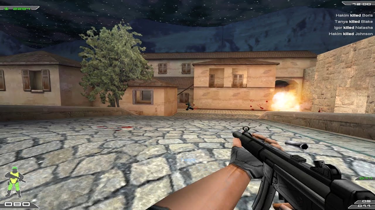 Tactical Ops 3.4 - Deathmatch on Toscana & RapidWaters