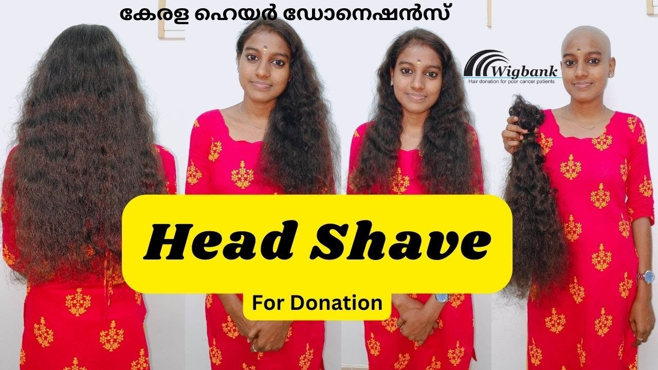 Sandhya Head shave for Donation I Wig Bank I Kerala Hair Donations  I #hairdonation #wigbank