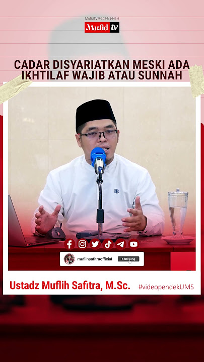 VP511 | Cadar Disyariatkan Meski Ada Ikhtilaf Wajib Atau Sunnah | Ustadz Muflih Safitra, M.Sc.
