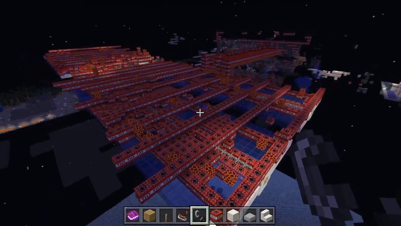 space station destruction - minecraft